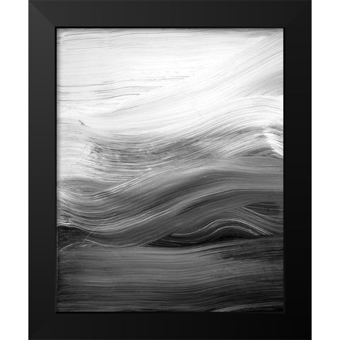 Secrets I Black Modern Wood Framed Art Print by Guererra, Teodora