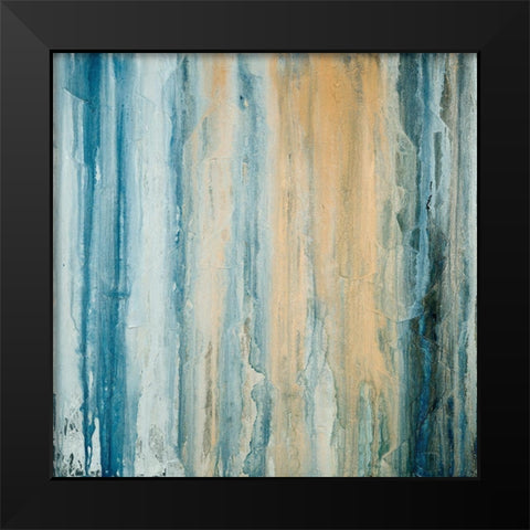 Tiger Stripes I Black Modern Wood Framed Art Print by Guererra, Teodora