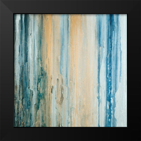 Tiger Stripes II Black Modern Wood Framed Art Print by Guererra, Teodora