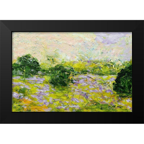 Leicester Black Modern Wood Framed Art Print by Friedlander, Allan