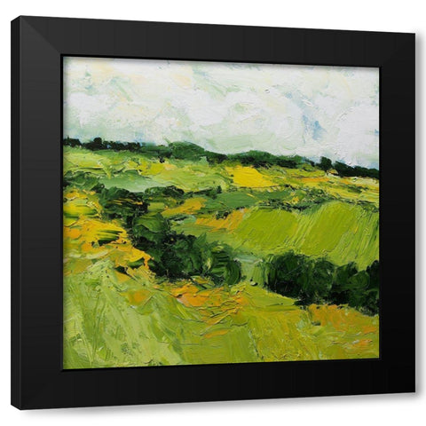 Woodbridge Black Modern Wood Framed Art Print with Double Matting by Friedlander, Allan