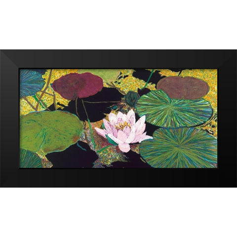 Steamy Pond Black Modern Wood Framed Art Print by Friedlander, Allan