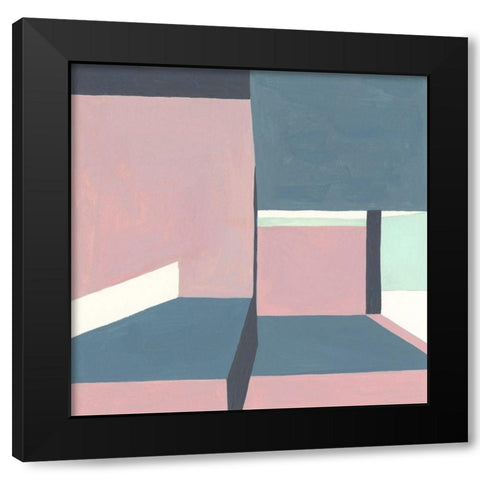 Shadow of the Walls I Black Modern Wood Framed Art Print with Double Matting by Wang, Melissa