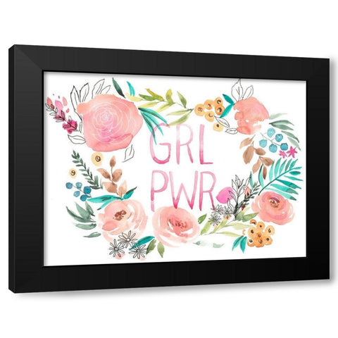 Boss Babe II Black Modern Wood Framed Art Print by Parker, Jennifer Paxton