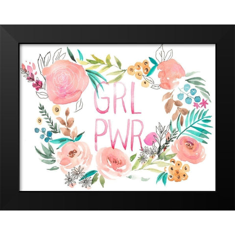 Boss Babe II Black Modern Wood Framed Art Print by Parker, Jennifer Paxton