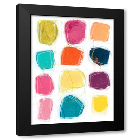 Vivid Windows II Black Modern Wood Framed Art Print with Double Matting by Vess, June Erica
