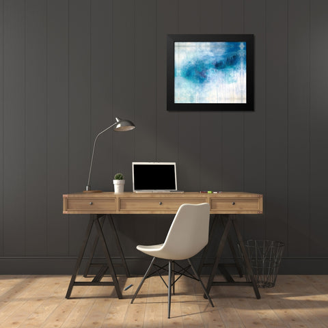 Aspen Snow Black Modern Wood Framed Art Print by Guererra, Teodora