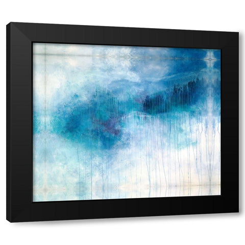 Aspen Snow Black Modern Wood Framed Art Print with Double Matting by Guererra, Teodora