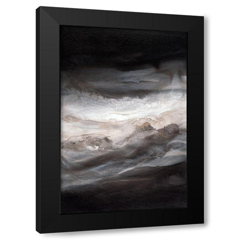 Smokey Eyes I Black Modern Wood Framed Art Print by Guererra, Teodora