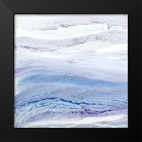 Ultra Violet I Black Modern Wood Framed Art Print by Guererra, Teodora