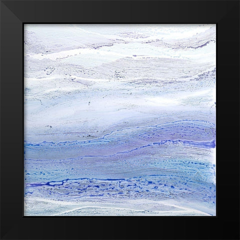 Ultra Violet II Black Modern Wood Framed Art Print by Guererra, Teodora