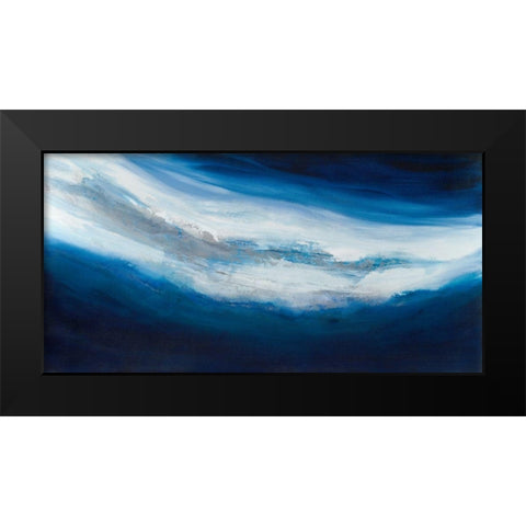 Silver Current Black Modern Wood Framed Art Print by Guererra, Teodora