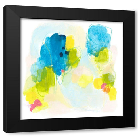 Narrative Structure I Black Modern Wood Framed Art Print with Double Matting by Vess, June Erica