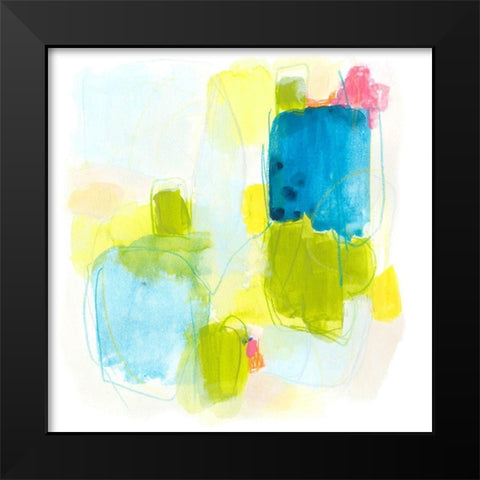 Narrative Structure II Black Modern Wood Framed Art Print by Vess, June Erica