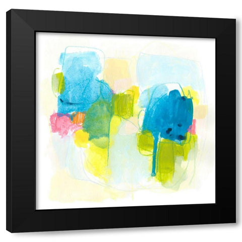 Narrative Structure III Black Modern Wood Framed Art Print with Double Matting by Vess, June Erica