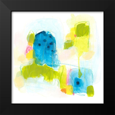Narrative Structure IV Black Modern Wood Framed Art Print by Vess, June Erica