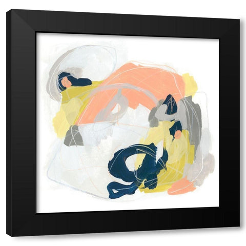 Crosstown Connector I Black Modern Wood Framed Art Print by Vess, June Erica