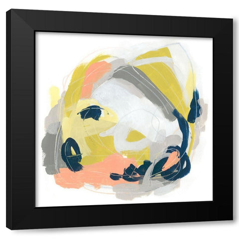 Crosstown Connector III Black Modern Wood Framed Art Print with Double Matting by Vess, June Erica
