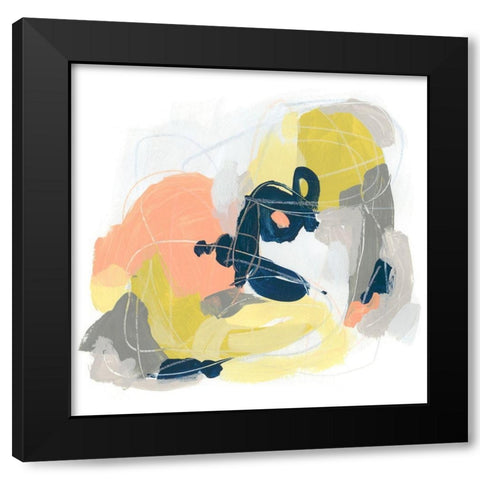 Crosstown Connector IV Black Modern Wood Framed Art Print with Double Matting by Vess, June Erica