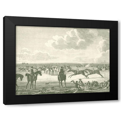 Equestrian Scenes IV Black Modern Wood Framed Art Print with Double Matting by Vision Studio