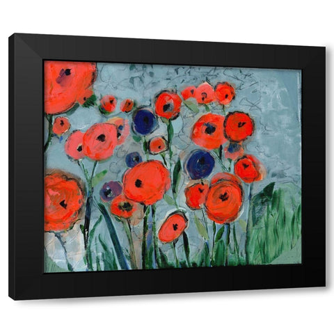 Oodles of Doodles II Black Modern Wood Framed Art Print by Daavettila, Tara