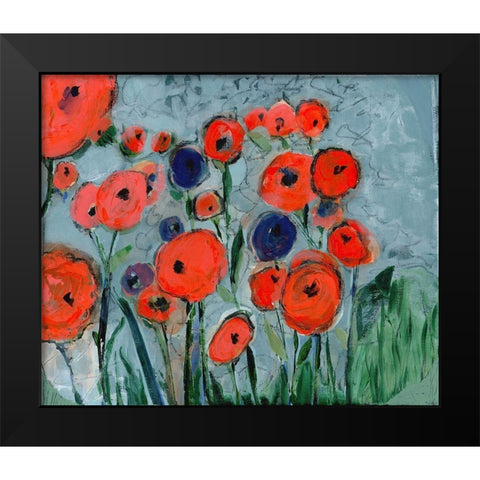 Oodles of Doodles II Black Modern Wood Framed Art Print by Daavettila, Tara