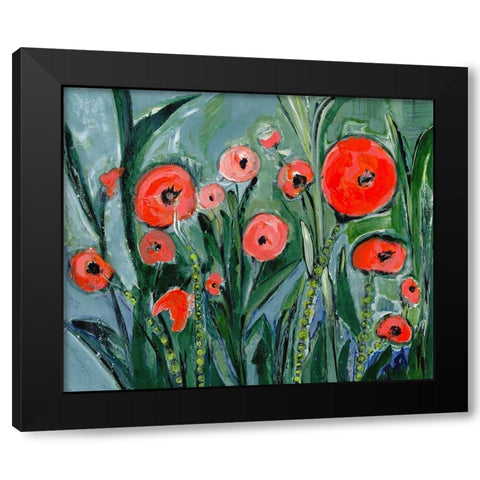 Oodles of Doodles III Black Modern Wood Framed Art Print with Double Matting by Daavettila, Tara