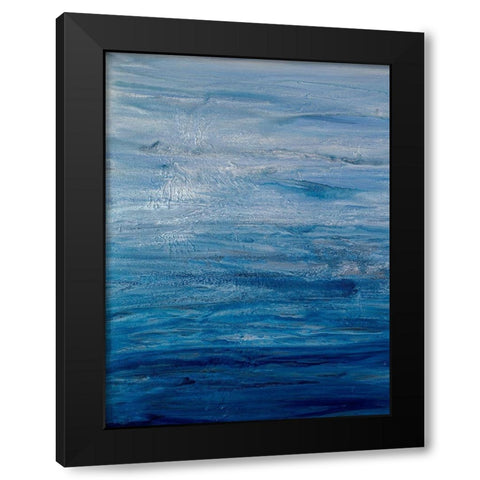 Going Nowhere I Black Modern Wood Framed Art Print by Guererra, Teodora