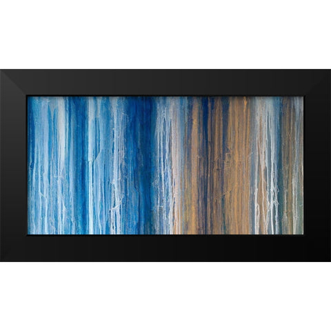 Endless I Black Modern Wood Framed Art Print by Guererra, Teodora