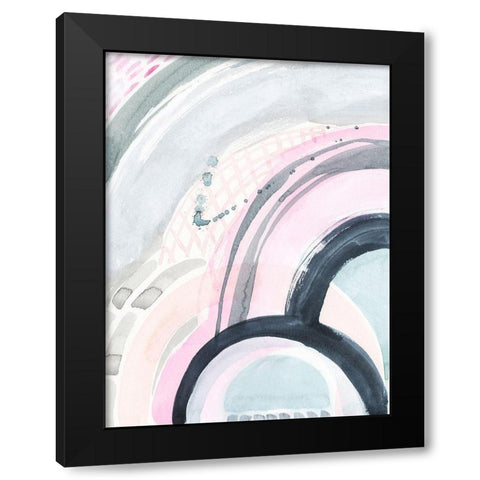Tidal Wash I Black Modern Wood Framed Art Print with Double Matting by Popp, Grace