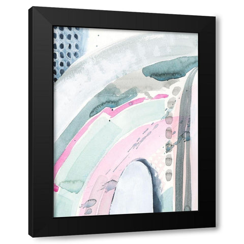 Tidal Wash II Black Modern Wood Framed Art Print by Popp, Grace