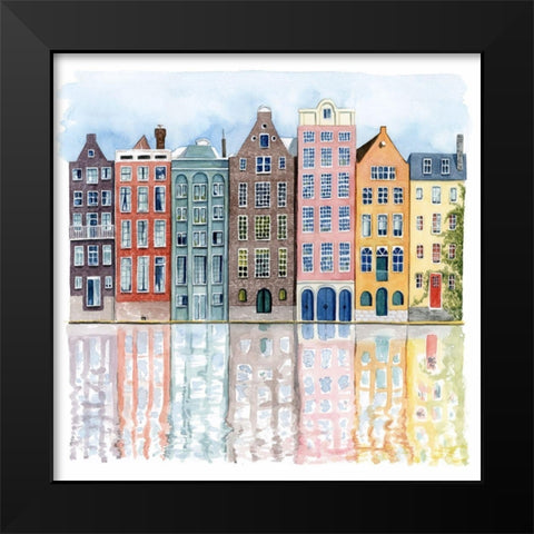 Neighborhood I Black Modern Wood Framed Art Print by Popp, Grace
