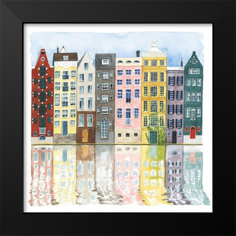 Neighborhood II Black Modern Wood Framed Art Print by Popp, Grace