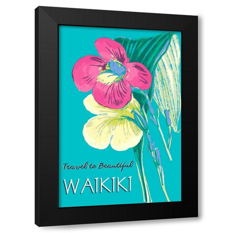 Getaway I Black Modern Wood Framed Art Print by Fagalde, Jarman