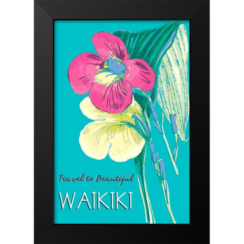 Getaway I Black Modern Wood Framed Art Print by Fagalde, Jarman