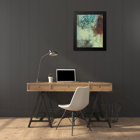Poetry in Motion I Black Modern Wood Framed Art Print by Combs, Joyce
