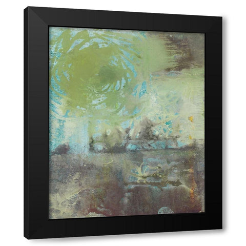 Poetry in Motion II Black Modern Wood Framed Art Print with Double Matting by Combs, Joyce