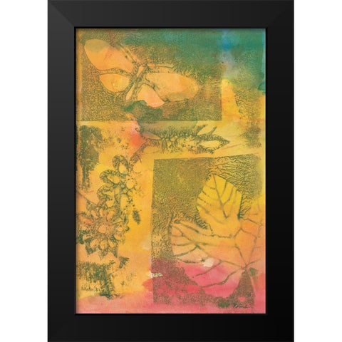 Antique Memories I Black Modern Wood Framed Art Print by Combs, Joyce
