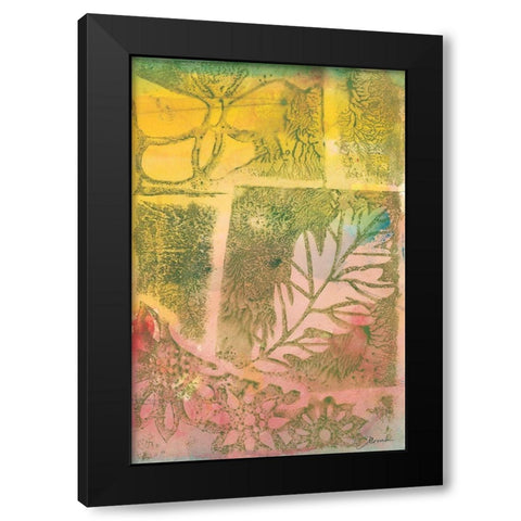 Antique Memories II Black Modern Wood Framed Art Print with Double Matting by Combs, Joyce
