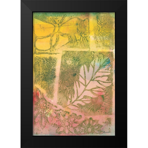 Antique Memories II Black Modern Wood Framed Art Print by Combs, Joyce