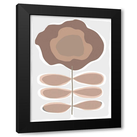 Mod Quirk I Black Modern Wood Framed Art Print by Delamater, Rob