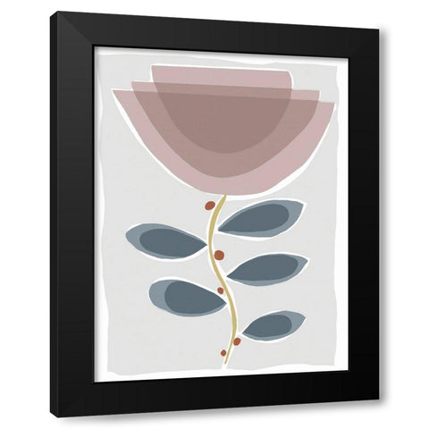 Mod Quirk II Black Modern Wood Framed Art Print with Double Matting by Delamater, Rob