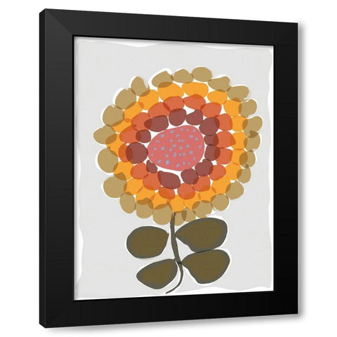 Mod Quirk IV Black Modern Wood Framed Art Print with Double Matting by Delamater, Rob