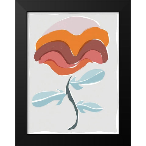 Mod Quirk V Black Modern Wood Framed Art Print by Delamater, Rob