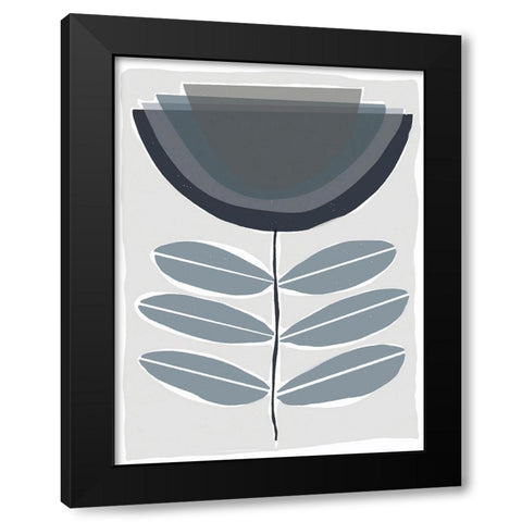 Mod Quirk VIII Black Modern Wood Framed Art Print by Delamater, Rob