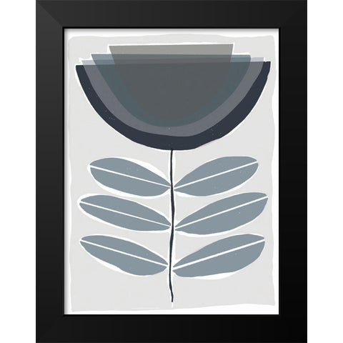 Mod Quirk VIII Black Modern Wood Framed Art Print by Delamater, Rob