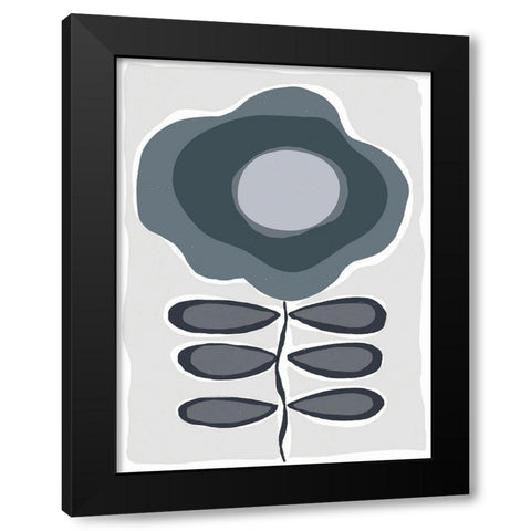 Mod Quirk IX Black Modern Wood Framed Art Print by Delamater, Rob