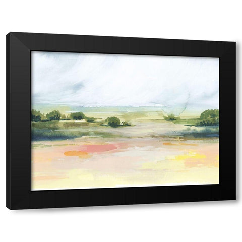 Sunlit Marsh I Black Modern Wood Framed Art Print with Double Matting by Popp, Grace