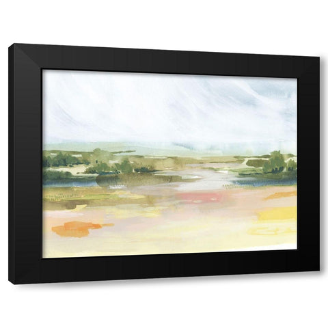 Sunlit Marsh II Black Modern Wood Framed Art Print with Double Matting by Popp, Grace