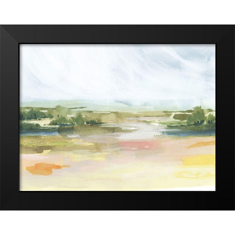 Sunlit Marsh II Black Modern Wood Framed Art Print by Popp, Grace